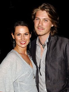 Taylor Hanson and his wife Natalie